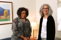 Dr. Cutler with assistant Edith White